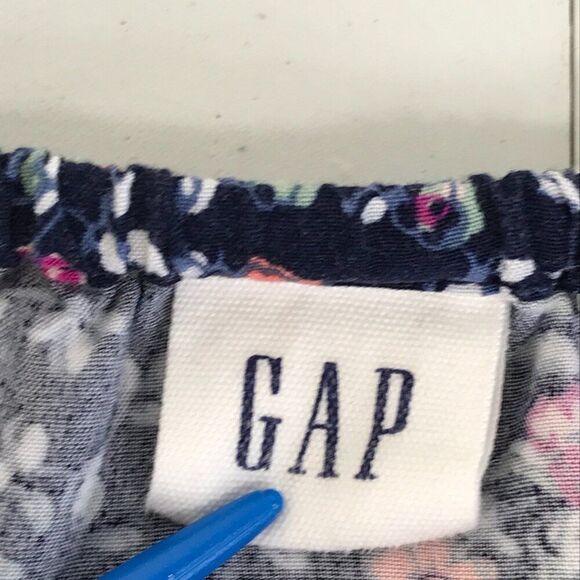 Gap Floral Square Neck Cami Jumpsuit Women's Small Cropped Pockets Rayon Summer - Picture 12 of 16